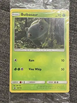 Bulbasaur SM198 Detecive Pikachu Holo Black Star Promo Pokemon Card *Sealed* - Image 1