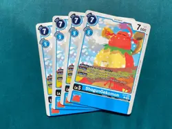 ShogunGekomon EX7-022 Playset Digimon Liberator Card Game x4 - Image 1