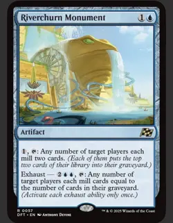 Riverchurn Monument 057 Regular Card Magic The Gathering Mint Condition - Image 1