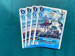 Sorcermon EX7-019 Playset Digimon Liberator Card Game x4 - Image 1