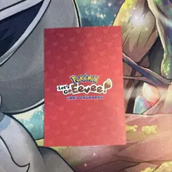 Manhole Cover Flareon Cracked Ice Holo Let's Go Eevee Database Pokemon Card NM - Image 2