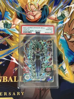 Vegeta BM8-SEC2 Super Dragon Ball Heroes Card Japanese Edition PSA 10 - Image 1