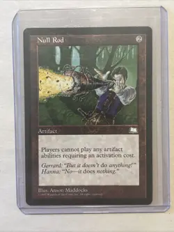 MTG Magic The Gathering Card - Null Rod - Image 1