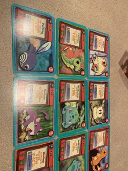 Rare Pokemon Jr Adventure Trading Card Lot Of 11 Nintendo W Checklist Card - Image 1