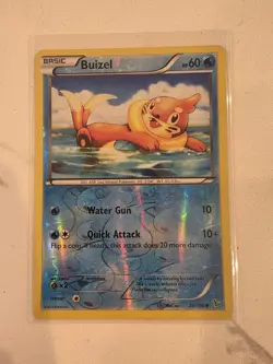 Pokemon Card - BUIZEL 28/106 - XY Flashfire Reverse Holo - LP/NM - Image 1