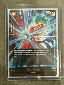 Dragon Ball Super Fusion World Blazing Aura Son Goku SR Foil Card FB02-119 - Image 1