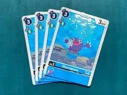 Otamamon EX7-015 Playset Digimon Liberator Card Game x4 - Image 1