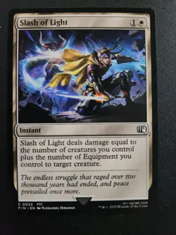 Slash Of Light #32 FINAL FANTASY FIN MTG Combine Shipping 1-10 $4.88 - Image 1