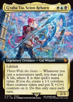 G'raha Tia, Scion Reborn (#172) - Extended Art Final Fantasy LP MTG - Image 1