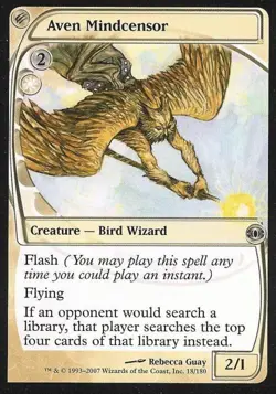 Aven Mindcensor - Medium Play MTG Futuresight - Image 1