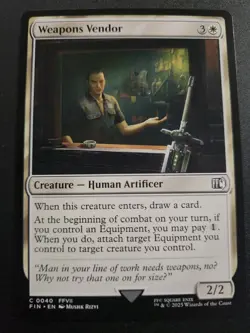 Weapons Vendor #40 FINAL FANTASY FIN MTG Combine Shipping 1-10 $4.88 - Image 1