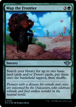 Map the Frontier Foil Outlaws of Thunder Junction 170 NM MTG - Image 1