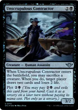 Unscrupulous Contractor Foil Outlaws of Thunder Junction 112 NM MTG - Image 1