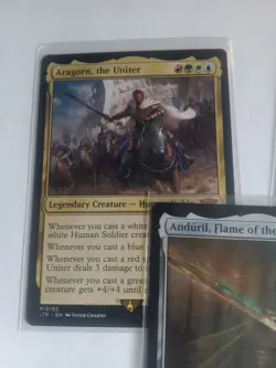 * ARAGORN, THE UNITER * LORD OF THE RINGS NM MTG * Magic the Gathering & more! - Image 2