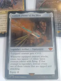 * ARAGORN, THE UNITER * LORD OF THE RINGS NM MTG * Magic the Gathering & more! - Image 3