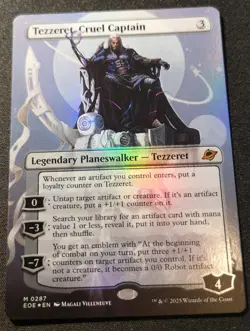 Tezzeret, Cruel Captain - Foil - Borderless - EOE - MTG - EN - NM - 0287 - Image 1