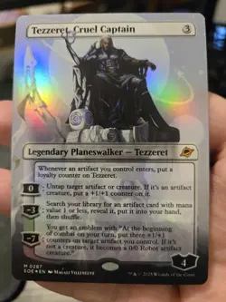 Tezzeret, Cruel Captain - Foil - Borderless - EOE - MTG - EN - NM - 0287 - Image 1