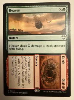 Heaven Earth - Thunder Junction Commander OTC - Rare - MTG Magic - Image 1