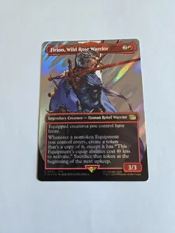 MTG Firion, Wild Rose Warrior (Borderless) *SURGE FOIL* Final Fantasy 0531 Magic - Image 3