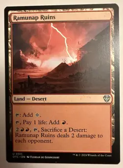 Ramunap Ruins #311 (NM) Thunder Junction OTC Magic MTG - Image 1