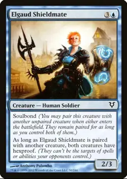 X 1 Elgaud Shieldmate NM Avacyn Restored 050 MTG Magic The Gathering - Image 1