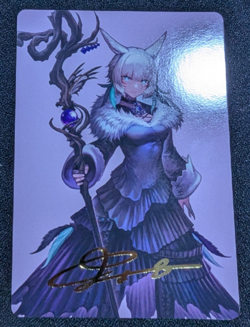 MTG Magic - Y’shtola, Night’s Blessed Art Series (53) - Gold-Stamped Signature - Image 1