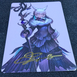 MTG Magic - Y’shtola, Night’s Blessed Art Series (53) - Gold-Stamped Signature - Image 2