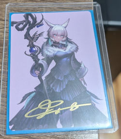 MTG Magic - Y’shtola, Night’s Blessed Art Series (53) - Gold-Stamped Signature - Image 3