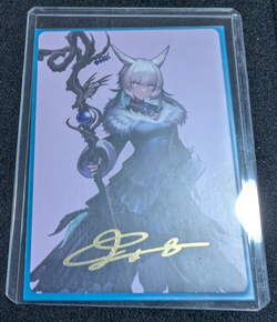 MTG Magic - Y’shtola, Night’s Blessed Art Series (53) - Gold-Stamped Signature - Image 5