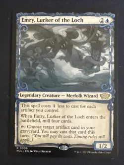 1x Emry, Lurker of the Loch (9) March of the Machine: Multiverse Legends LP MTG - Image 1