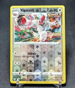 Vigoroth Uncommon Reverse Holo 2021 Pokemon TCG Evolving Skies Card #130/203 - Image 1