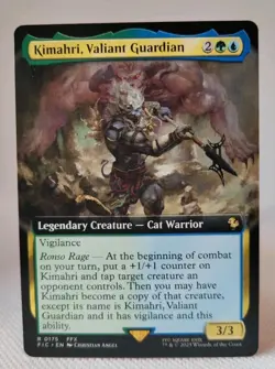 MTG Final Fantasy Commander Rare #0175 Kimahri Valiant Guardian - Image 1