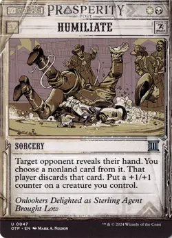 Humiliate Non-Foil Outlaws of Thunder Junction: Breaking News 47 NM MTG - Image 1