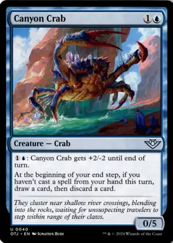 Canyon Crab Non-Foil Outlaws of Thunder Junction 40 NM MTG - Image 1