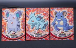 Nidoran, Nidorina, Nidoqueen Topps Pokemon Black Logo 1999 - Image 1