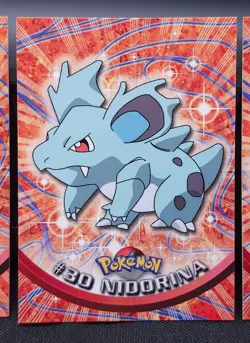 Nidoran, Nidorina, Nidoqueen Topps Pokemon Black Logo 1999 - Image 3