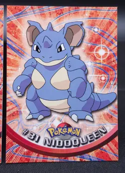 Nidoran, Nidorina, Nidoqueen Topps Pokemon Black Logo 1999 - Image 4