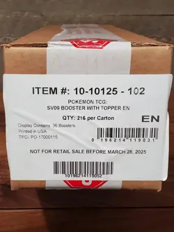 Pokemon Scarlet & Violet Journey Together Factory Sealed Case of 6 booster boxes - Image 1
