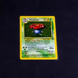 Vintage Pokemon TCG Jungle - Vileplume Rare Holo - Near Mint Condition - Image 1