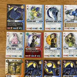 🥚 Lot of 20 - Blue Dragon Role Playing Cards - KONAMI Card Game TCG CCG See Pix - Image 5