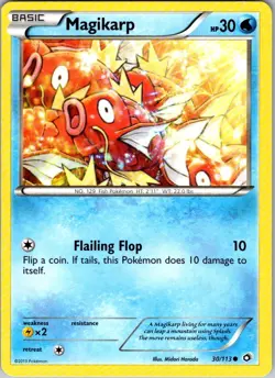 Magikarp 30/113 Pokemon Legendary Treasures Regular Common - Image 1