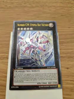 YuGiOh! Number C39: Utopia Ray Victory 1st Editon! - JOTL-EN048 - Ultimate Rare - Image 1