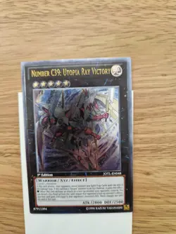 YuGiOh! Number C39: Utopia Ray Victory 1st Editon! - JOTL-EN048 - Ultimate Rare - Image 2