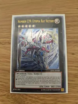 YuGiOh! Number C39: Utopia Ray Victory 1st Editon! - JOTL-EN048 - Ultimate Rare - Image 5