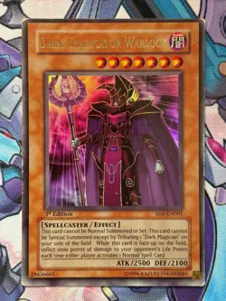 Dark Eradicator Warlock SD6-EN001 ULTRA RARE 1ST EDITION YuGiOh Card - Image 1