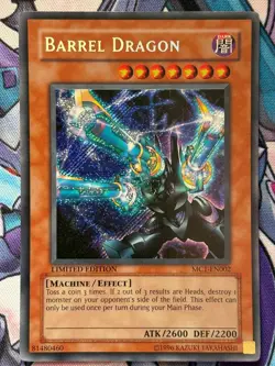 Barrel Dragon MC1-EN002 LIMITED EDITION YuGiOh Card - Image 1