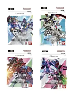 GUNDAM TCG CARD GAME STARTER DECK SET OF FOUR ST01 ST02 ST03 ST04 ENGLISH - Image 1