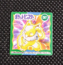 Hypno Pokemon Bros Card Anime Mini Game Boy Nintendo Rare Japan No.097 - Image 1