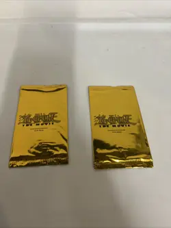 1996 Yugioh The Movie Card Sealed Two Packs - Image 1