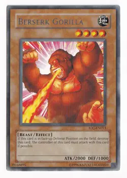 Yugioh 25th Anniversary Berserk Gorilla IOC-EN013 Rare NM - Image 1